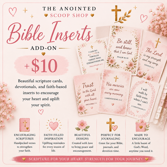 Bible inserts